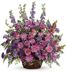 Gracious Lavender Basket from Olney's Flowers of Rome in Rome, NY